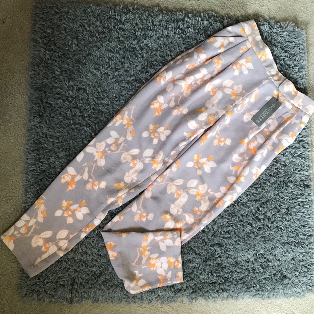New Eva Mendes dress pants floral print